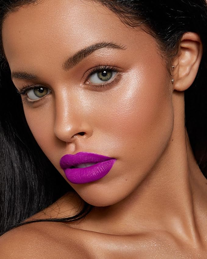 MAKI YIKA Purple Lipstick for Women Color Stay Long Lasting Lipsticks, No Smudge Matte Liquid Lipstick Transferproof Cruelty-Free Lip Color, Pearl Purple