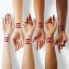 evpct 3Pcs Dark Purple Red Rose pink Matte Liquid Lipstick Sets for Black Women Matte Lipstick Lip Stain Long Lasting Waterproof 24, labial mate larga duracion 24 labiales mate 24 horas originales