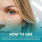 Plumping Eye Cream – Made in USA - Hydrating, Firming, Brightening Under Eye Treatment for Dark Circles, Puffiness & Fine Lines – Anti-Aging Skincare with Ocean Minerals & Hyaluronic Acid