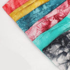 Boho Headbands For Women Fashion Wide Headband Yoga Workout Head Bands Hair Accessories Elastic Tie Dye Band 6 Pack