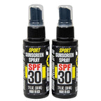 Mo’ Handsome Sport Sunscreen Spray SPF 30-2 Pack - Broad Spectrum, Reef Safe, Water Resistant (80 min), TSA Travel Size, Made in USA