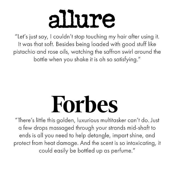 Joon Saffron Hair Elixir Pistachio + Rose Hair Oil, 3.11 Fl. Oz.