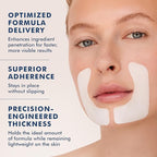 Skyn ICELAND Hydro Cool Firming Smile Line Patches, 10 Minute Smoothing Treatment with Peptides and Hyaluronic Acid, All Skin Types, 4 Pairs