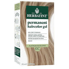 Herbatint Permanent Hair Dye For Women - 10C Swedish Blonde - For Up To 100% Gray Coverage of Resistant Gray Hair - Ammonia-Free, Alcohol-Free & Vegan - Salon Influenced Hair Color 5.75 Fl Oz