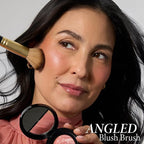 LAURA GELLER NEW YORK Baked Blush-n-Brighten Marbleized Blush + Angled Brush (09 Beachy Horizon, 47mm)