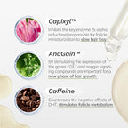 Scalp Serum for Thinning Hair in Men & Women, Clinically Tested Vegan Formula with Peptides & Rosemary Oil, Improves Hair Density and Scalp Health, Non-Greasy No-Rinse 60ml (2.0 Fl Oz)