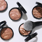 LAURA GELLER NEW YORK Bronze-n-Brighten Multipurpose Bronzer, Medium + Classic Bronzer Brush