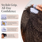 Kitsch Hair Clips for Women - Strong Hold Claw Clips | Non-Slip, Durable Plastic | Stylish Hair Accessories for Everyday Use | Ideal Gifts for Women - Hydrangea Breeze, 1pc