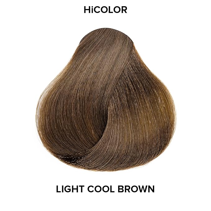 L'OREAL TECHNIQUE HiColor Browns & Blondes Permanent Hair Color - Lifts Dark Hair in One Step Leaving No Brassiness, Rich and Smooth Creme Formula, Intense & Long-Lasting, H2 Cool Light Brown
