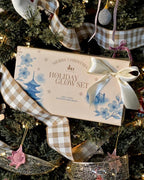 IKI Christmas Skin Care Set - 3-Step Sensitive Skin Reset with Foam Cleanser, 2 Serums, Gel Moisturizer, Soft Headband and Wristband and Travel Bag