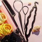 YANRONG Women's Hair Accessories Set: 755 Seamless Ponytail Holders, Variety Hair Scrunchies, Bands, and Ties for Thick and Curly Hair (Yellow)