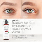 PURA D'OR 16 Oz Organic Castor Oil – Pure Cold-Pressed Hexane-Free USDA Certified – Lashes Brows Hair Scalp Skin – Botanical Moisturizer for Softness Strength Hydration Shine Radiance – Bulk Size