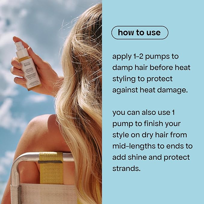 BONDIBOOST Rapid Repair Bond Builder Oil + Heat Protection [1.86 fl oz], Hair Oil for Damaged Hair, Strengthening & Nourishing Formula for Smoother + Healthier + Shinier Results