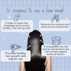 Morfose Keratin Hair Mask for Curls, Frizzy, Bleached Hair, Deep Conditioning with Improved Elasticity, 500ml