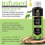 Ayurveda Unscented Body Oil After Shower, Moisturizing & Hydrating Natural Organic Fragrance Free For Women And Men, Ayurveda Products For Crepey Skin - 3.38 Fl Oz (1)