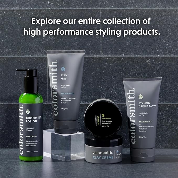 Grooming Lotion, Men’s Styling Lotion, Flexible Hold, Low-shine Finish, 6.5 fl oz