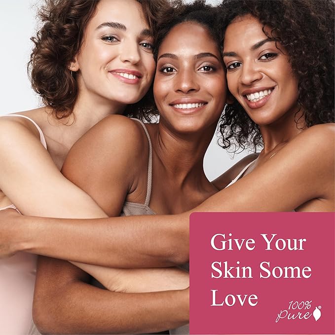 100% PURE Healthy Foundation Full Face Coverage Makeup, Liquid Matte Finish with Anti-Aging Benefits - Vegan - Gorgeous Fruit Pigmented Creme Color - (Fair with Warm Undertones) - 1 Fl Oz