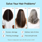 MAREE Hair Oil for Frizzy - Hair Vitamins Keratin Styling Capsules with Jojoba & Argan Oil - Anti Frizz Serum for Women Heat Protectant - Frizzy, Damaged, Dry & Curly - Gotas & Aceite Para el Cabello