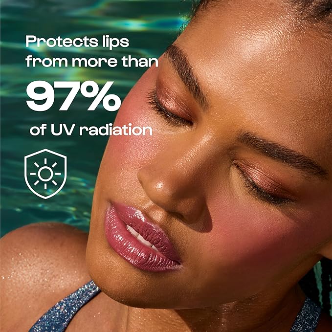 ALLEYOOP Sun Serum Lip Oil SPF 40 – Tinted Lip Oil with SPF, Hydrating Tinted Lip-Moisturizer for Women, Lips Sunscreen for Cracked Lips, Smooths & Soothes, Vegan, Travel-Friendly, Hazy