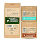 Dr. Squatch NEW Body Wash for Men with Nourishing, Natural Ingredients | No Paraben, Phthalate, Sulfate | Pine Tar (14 oz), Coconut Castaway & Wood Barrel Bourbon (8 oz, 2-Pack) & Body Scrubber