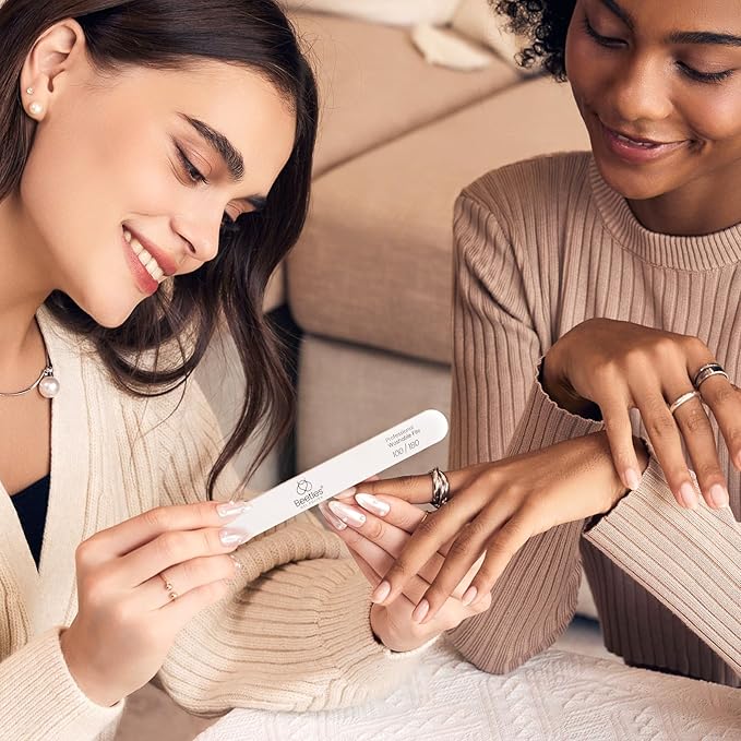 Beetles 69 Pcs Gel Nail Polish Kit with U V Light - 35 Colors Gel Polish Nail Kit with with Base & Glossy Top Coat Soak Off DIY Salon Beginner-friendly Manicure Nails Stuff Gifts for Women Teens Girls