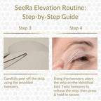 SeeRa: Instant Lifting Eyelid Tape for Hooded & Droopy Eyes - Hypoallergenic, Waterproof, Invisible Eye Lift Strips, Non-Surgical, Eyelid Lifters & Stickers-90pcs (4mm-7mm) (5mm-Intermediate)