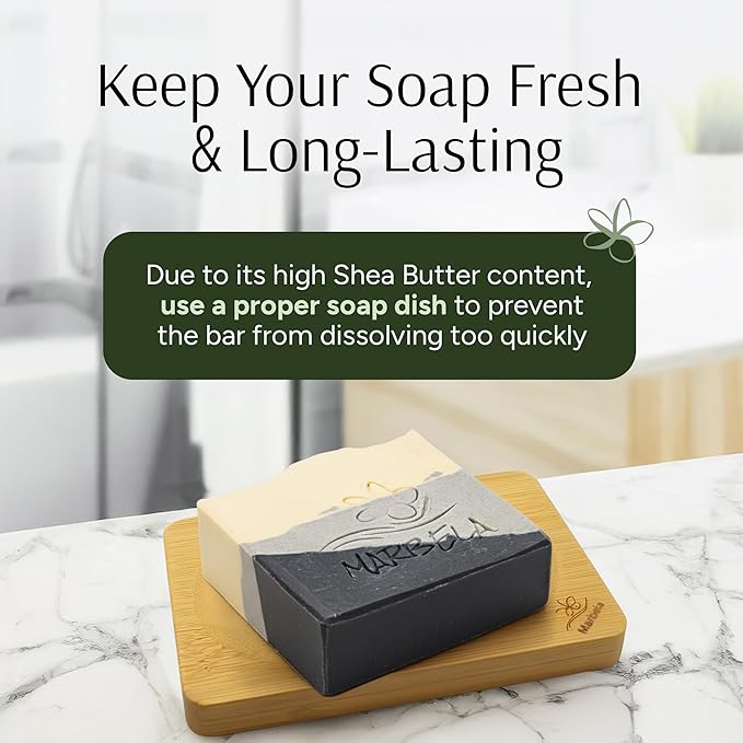 Marbela Cosmetics Stone & Feather Handmade Soap Bar - Made in USA, Vegan Friendly, Palm Oil Free, Natural Bar Soap - Gentle Face & Body Soap for Daily Skin Care, Moisturizing & Nourishing - 3.5 oz