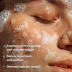 Phytomer Oligopur Purifying Cleansing Gel | Skin Balancing, Oil Absorbing Face Cleanser | Energizing Face Wash Prevents Dull Skin Tone | Safe, Natural Ingredients | Sustainable & Eco-Friendly | 150ml