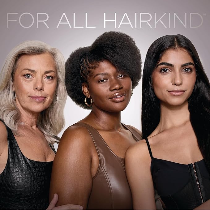 Shark FlexFusion Hair Straightener & Powerful Dryer with Diffuser, Fusion Hair Brush, Ceramic Air Styler with Auto-Wrap Curlers, Ceramic Plates, Cosmic Blush HD642S