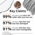 Hard Water Shampoo & Conditioner Set | Hydrating Hair Treatment for Shine & Manageability | Clarifying Wash with Bentonite Clay, Volcanic Ash, Lactic Acid | Metal Detox Shampoo with Collagen 32 FL oz