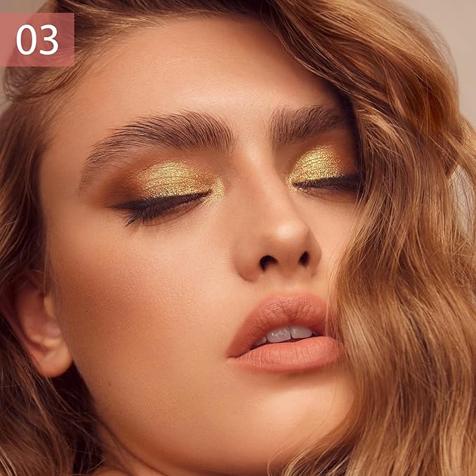 Boobeen 5-Color Eyeshadow Palette, Brown Neutral Tones with Matte Shimmer Glitter Finishes, Long-Lasting Everyday Makeup Palette，Blendable & Pigmented,Travel-Friendly