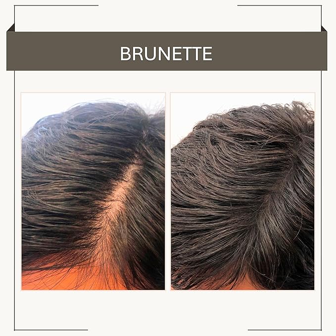 Joan Rivers Great Hair Day Root Touch Up Powder – Fill-in Powder for Thicker, Fuller Looking Hair (Brunette)