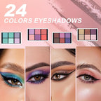 Makeup Kit for Teen Girls, Complete Cosmetic Set with Eyeshadow Palette, Lipstick, Blush, Lip Gloss, Brushes, Gifts for Christmas Thanksgiving Pink