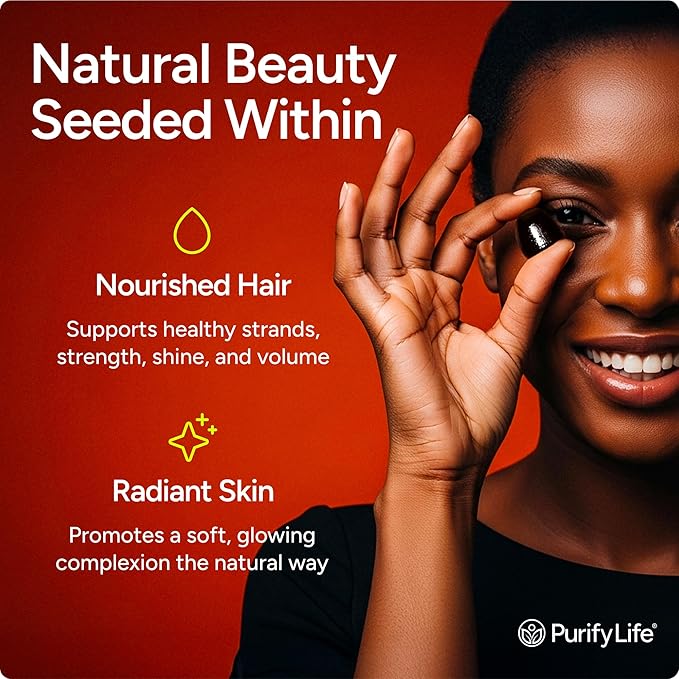 Sugar-Free Pumpkin Seed Oil Gummies (4,000mg/serving) Pumpkin Seed Oil for Hair Growth, Youthful Skin, Prostate Health, Immune & Urinary Tract Support-Natural Source of Essential Fatty Acids-60 Chews