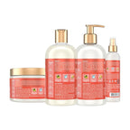 SheaMoisture Curl Stretch Shampoo, Conditioner, Volume Cream, and Refresher Spray with Kalahari Melon Oil and Hyaluronic Serum - Hydrates, Repairs Breakage, Detangles, Minimizes Shrinkage, 4 Pack