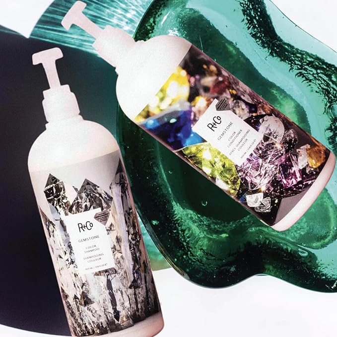 R+Co Gemstone Color Shampoo & Conditioner Set | Protects Color, Repairs & Nourishes | Vegan + Cruelty-Free | 33.8oz (Pack of 2)