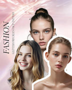 Face Glitter, Rose Gold Temporary Face Tattoos, Face Makeup Patches for Women Girls, Country Concerts Singer Festival Rave Accessories (Rose Gold - 10 pcs)