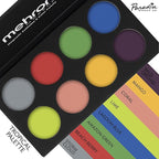 Mehron Makeup Paradise Makeup FX 8 Color Tropical Palette | Magnetic Refillable Body Paint & Face Paint Palette | Professional & Water Activated | Costumes, SFX, Halloween, & Cosplay