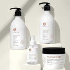 Luseta Tangle Free Routine Shampoo & Conditioner Set for Women and Men Sulfate Free Shampoo and Conditioner for Detangling with Keratin and Argan Oil, Color Safe for Curly and Wavy Hair 2 x 16.9oz