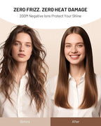 Infrared Ionic Hair Dryer with Diffuser - 2000W Dual Voltage Blow Dryer Gift for Women, Fast Drying, Frizz Control, Lightweight & Low Noise, Red Light & Negative Ions, European Travel 110V-240V