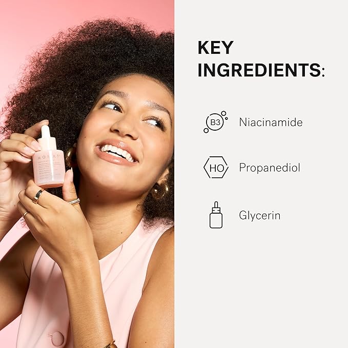 MONAT Barrier Booster™ Niacinamide Glow Serum – Lightweight, Fragrance-Free Face Serum - Hydrate, Strengthen, & Boost Skin Barrier – Layer-Ready Formula for Smooth, Glass-Skin Finish – 30 ml / 1 fl oz