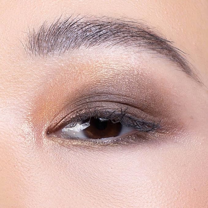 OFIR Quadratic Eyeshadow Palette | Intensely Pigmented and Non-Creasing | Matte & Shimmer Shades | Eye Shadow Palette Makeup with Mirror, Compact for Travel, 4.4g | High Desert - Warm Earthy Browns