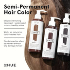 dpHUE Gloss+, Dark Brown - 6.5 oz (8-12 Applications) - Semi-Permanent Hair Color & Conditioner - Lasts Up to Eight Washes - Paraben, SLS & SLES Sulfate Free - Vegan, Leaping Bunny Certified