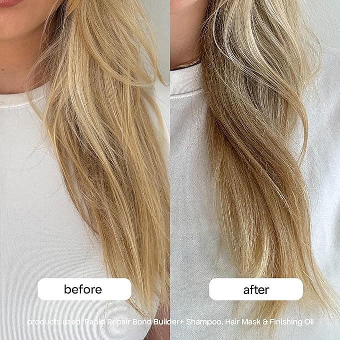 BONDIBOOST Rapid Repair Bond Builder + Shampoo for Damaged Hair [16.90 fl oz], Strengthening Formula for Restoring + Rebuilding Hair, Deep Conditioning + Nourishing Treatment for Healthier Results