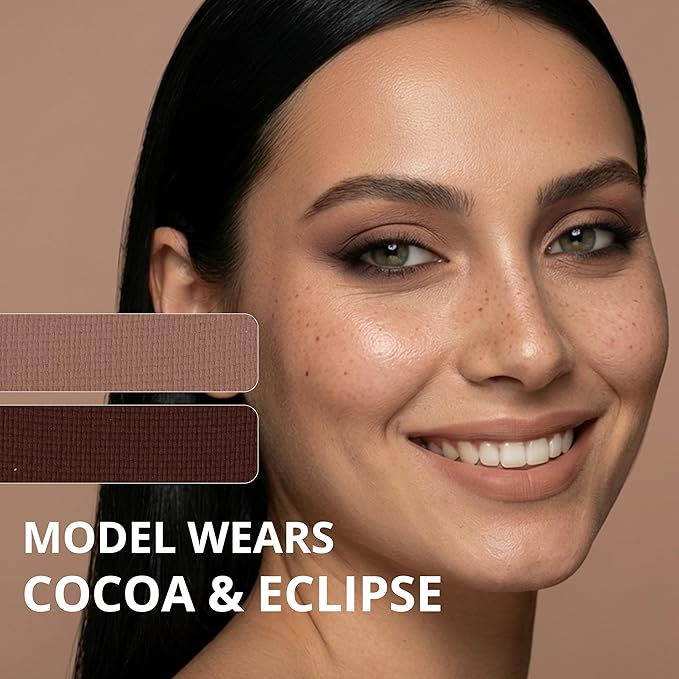 Lamora Nude Eyeshadow Palette - 12 Soft Pink Rose Shadows, Multi-Use Eye Makeup Palette with Matte & Shimmer Finishes, Ultra-Blendable Everyday Neutrals, Long-lasting Wear, Travel Makeup with Mirror