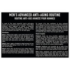 Brickell Men's Advanced Anti-Aging Skin Care Routine, Night Face Cream, Vitamin C Facial Serum and Eye Cream, Natural and Organic, Scented, Skin Care Gift Set