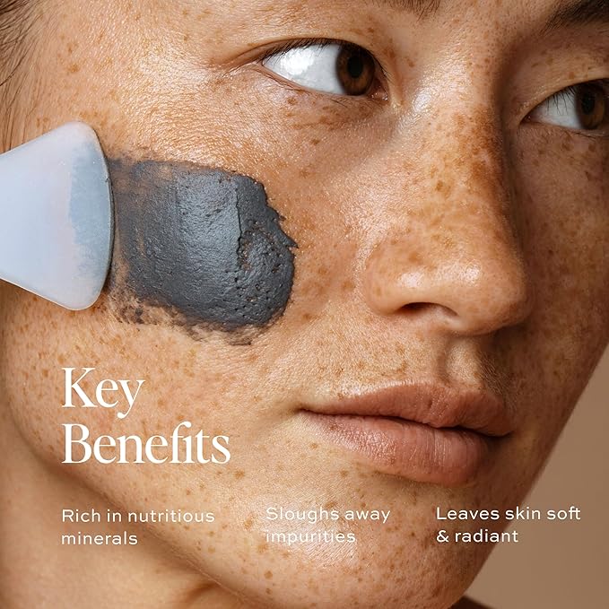 DIME Beauty Detox Mud Mask with Dead Sea Mud, Self Care Facial Mask that Nourishes and Brightens Dull Skin, 3.38 oz / 100 ml