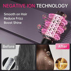 SKIMI 110,000 RPM Brushless Motor Hair Dryer Brush - 5 Muti-Styler for Fast Drying, Curling, Volumizing & Straightening | High-Speed Hot Air Brush for All Hair Types (Black & Rose Gold)