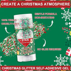 Christmas Body Glitter Stick, Waterproof Halloween Face Glitter Gel, Chunky Glitter Face Paint, Green Red White Sequin Hair Glitter Makeup for Women and Kid (Green Red White)