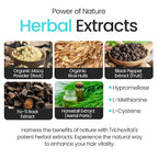 Advanced Hair Growth Supplement - Biotin, Collagen, Zinc & Essential Vitamins for thicker, fuller, Stringer Hair - 120 Capsules